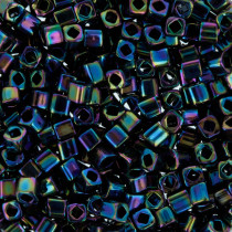 Бисер Япония "TOHO" CUBE 1.5 мм 5 г №0086 т.фиолетовый